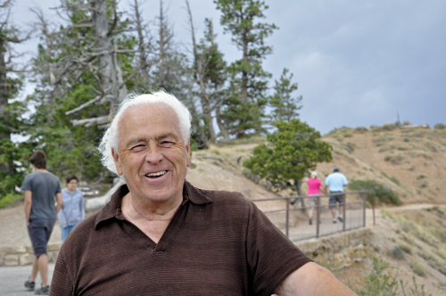 a very happy Lee Duquette at Bryce Canyon